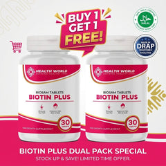 Biotin Plus ( Buy 1 Get 1 Free ) Health World