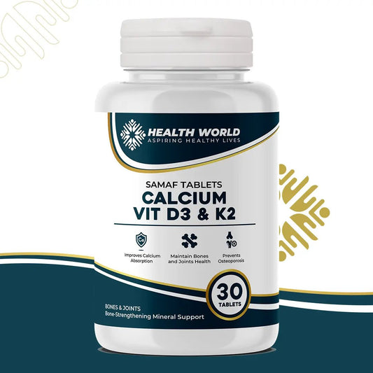 Calcium Vit D3 & K2 Health World