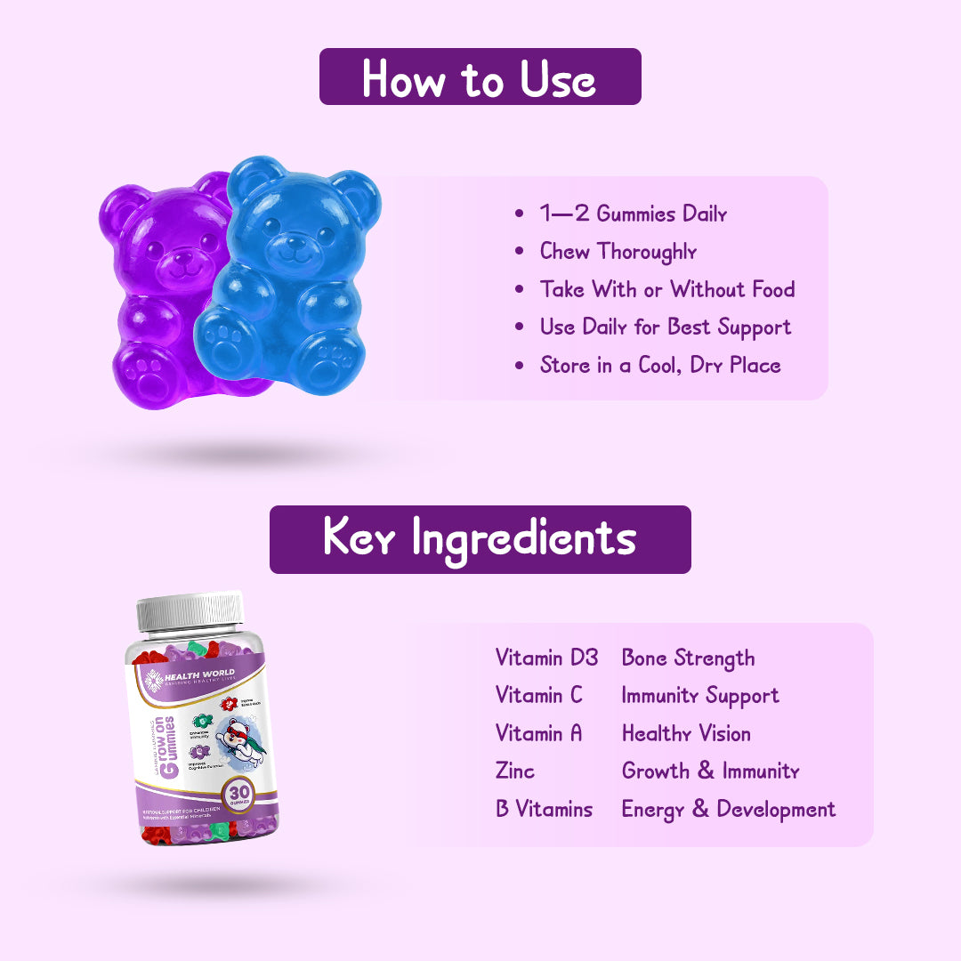 Grow On Gummies Health World